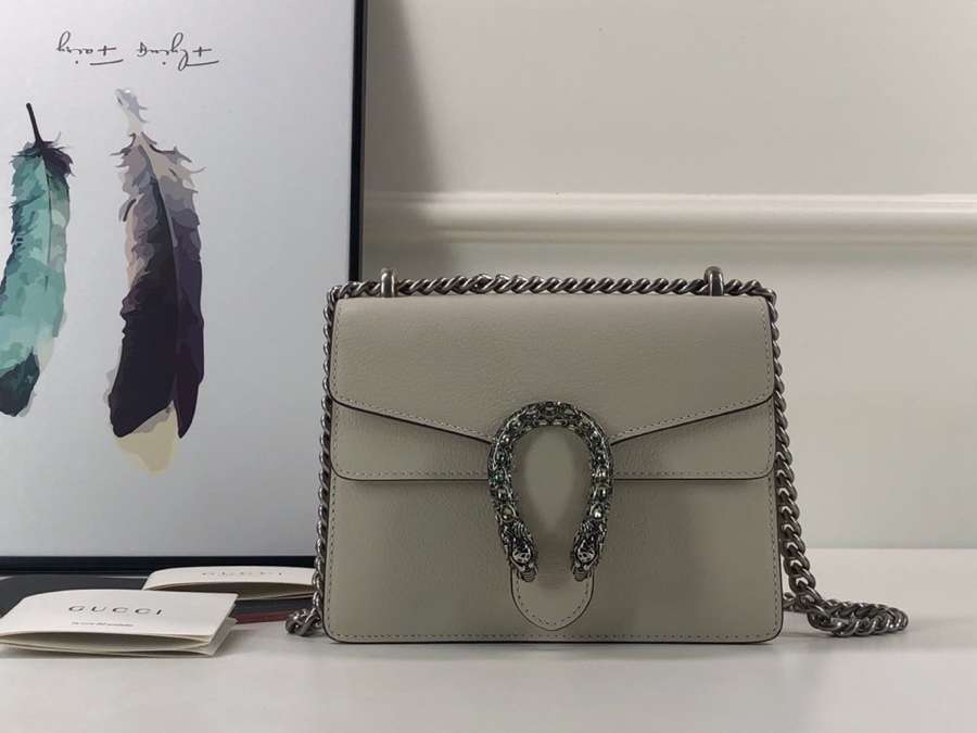 Gucci Dionysus mini leather bag 421970 0K7JN 9680 white